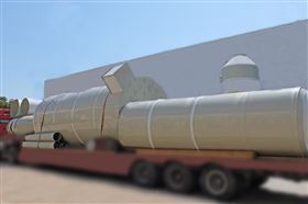 扬州线路板废气乐竞入口设备安装施工现场