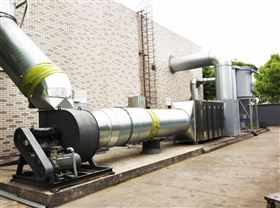 昆山甲类车间废气乐竞入口工程