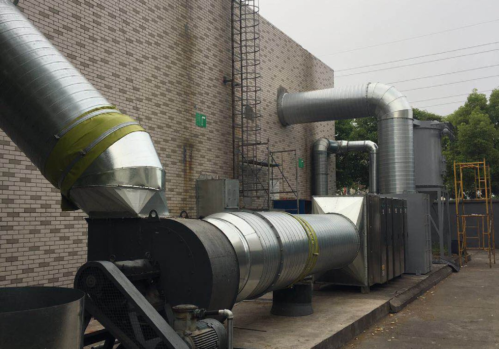 油墨废气乐竞入口解决方案